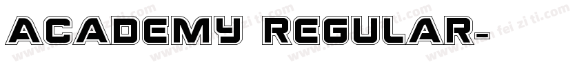Academy Regular字体转换